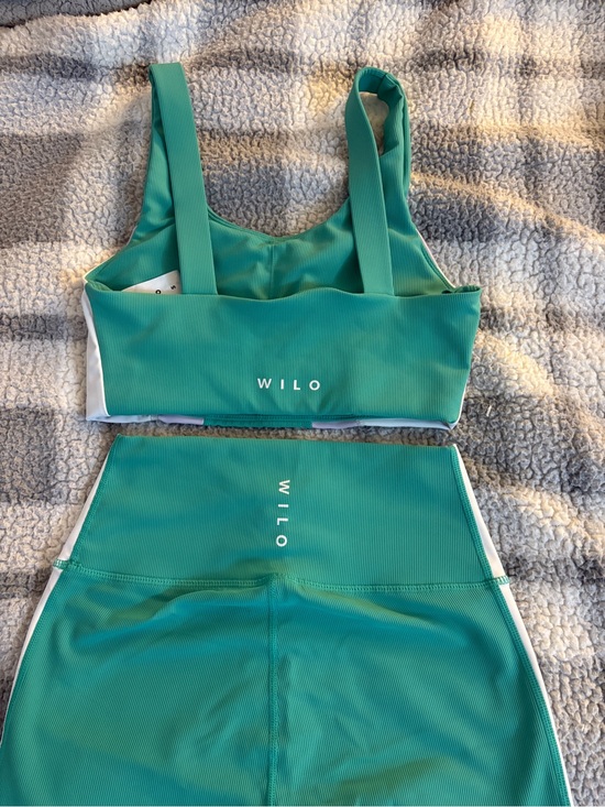 Wilo The Label Pants - Wilo Teal Active Set - Sports Bra & High-Waisted leggings